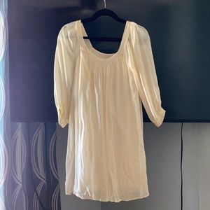 Small Ella moss cream dress
